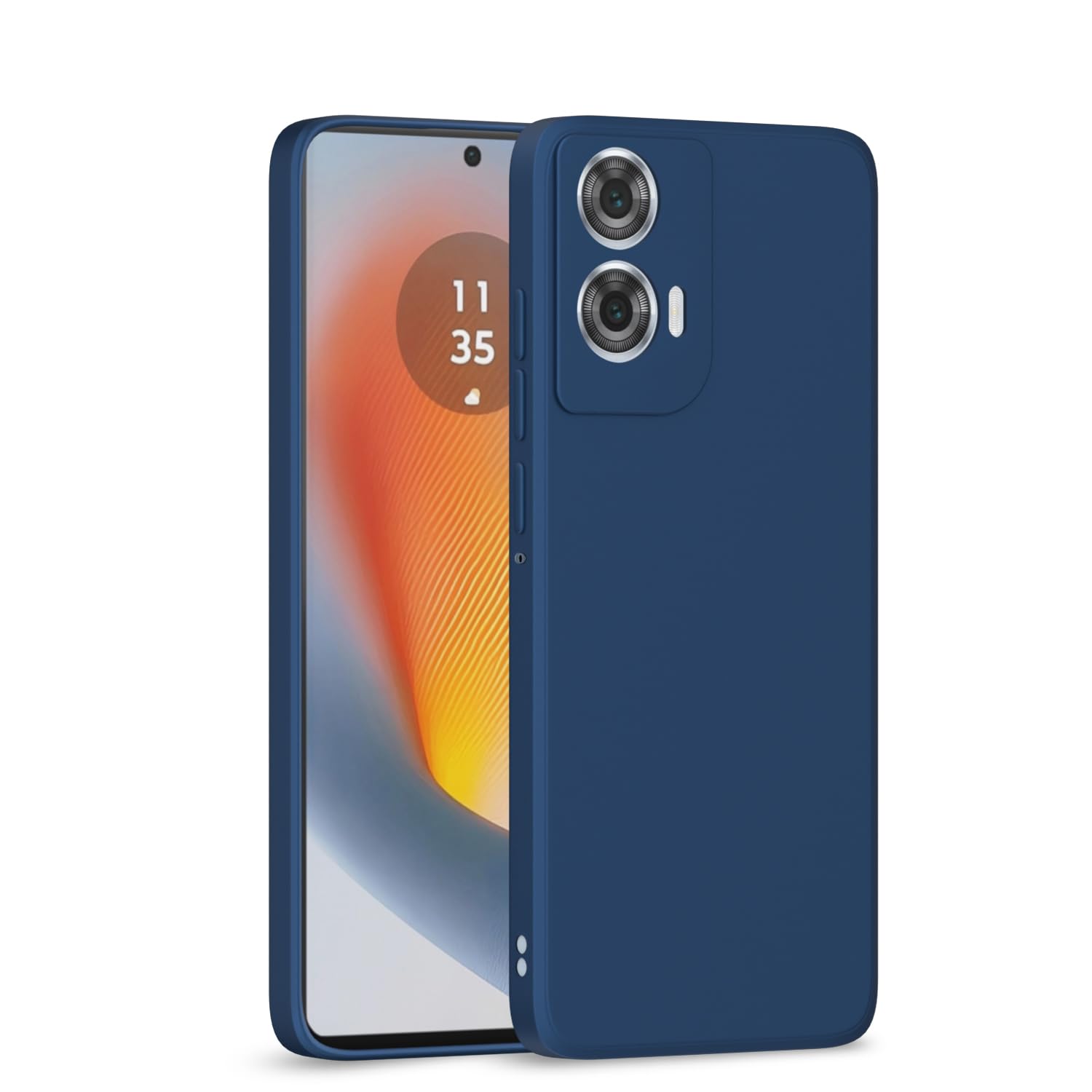 Blue mobile back cover for Moto Edge 50 Fusion/G96 5G – Pikkme