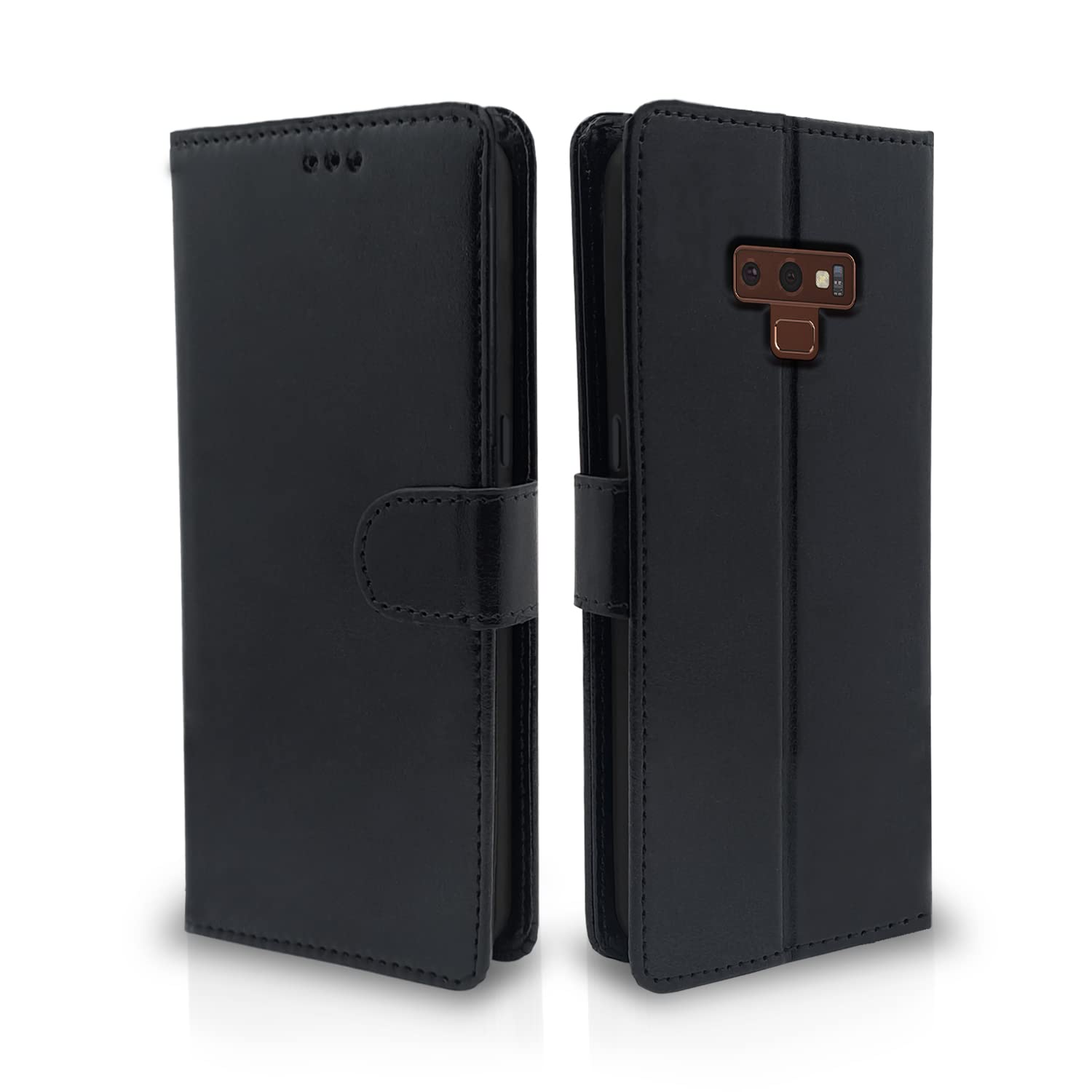 Samsung Note 9 Wallet wallet flip cover in black by Pikkme
