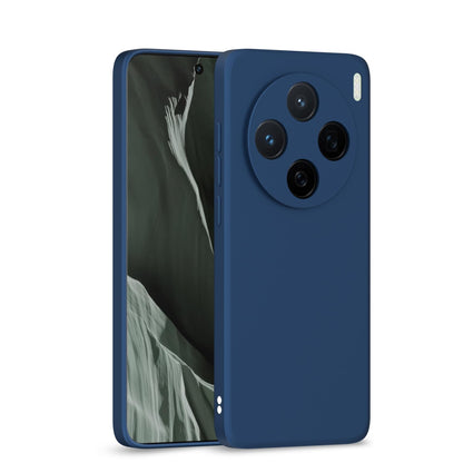 Pikkme Vivo X200 5G Liquid Silicone Back Cover (Blue)