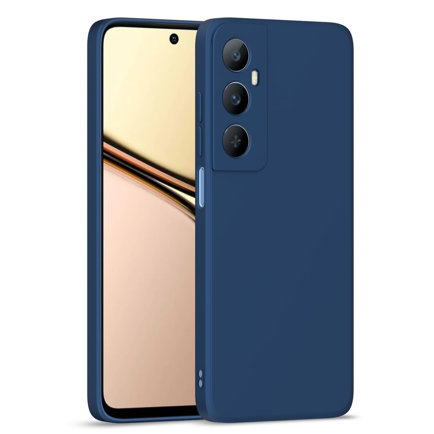 Pikkme Realme C65 4G Matte blue mobile back cover