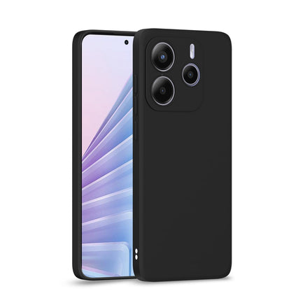 Black Matte back cover for Redmi Note 14 5G – Pikkme