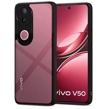 Pikkme Vivo V50 5G / V50e 5G Shockproof Sleek Hybrid Armor Eagle 2 Back Cover (Black)