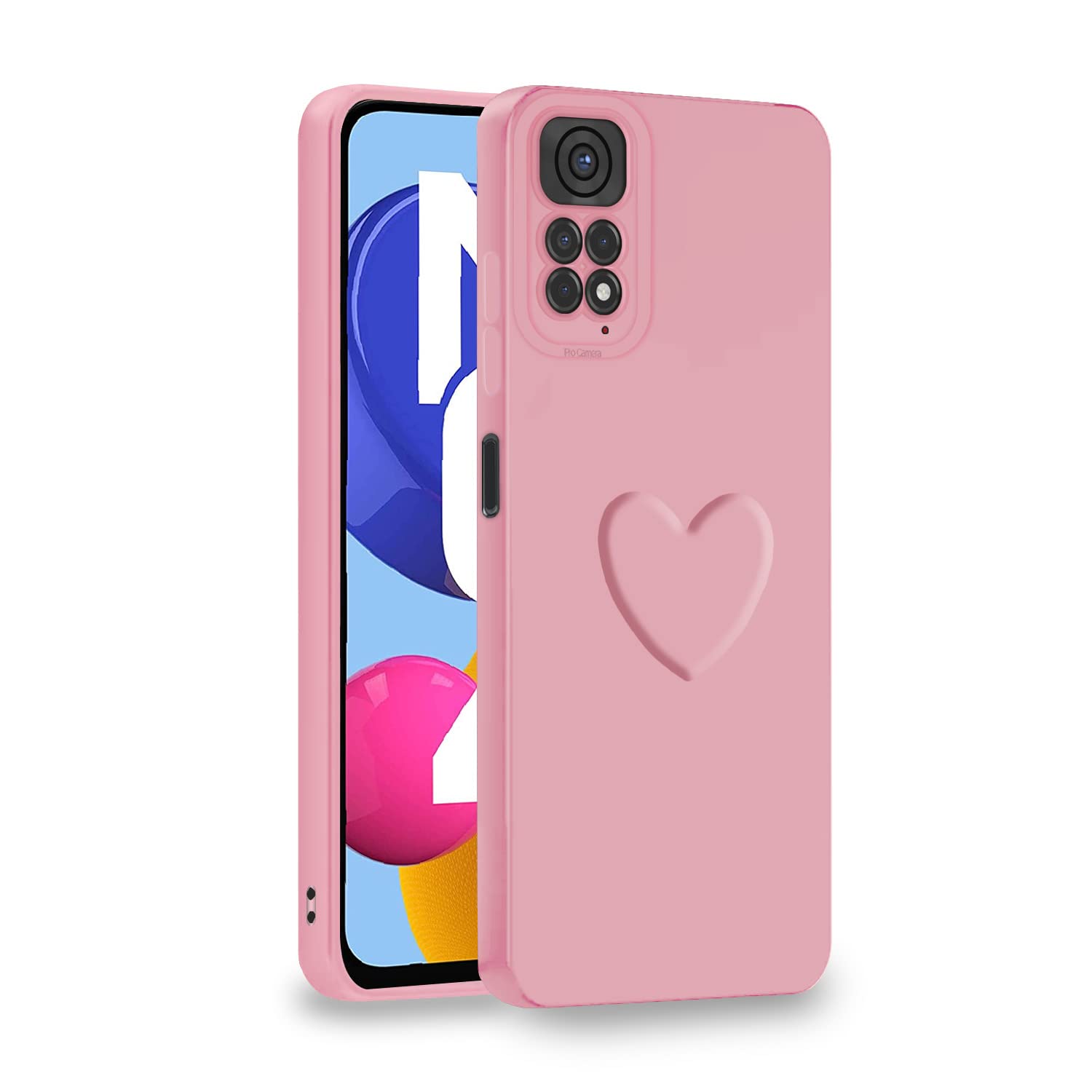 Redmi Note 11/Note 11s Chain phone cover in pink by Pikkme