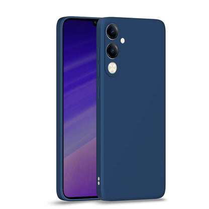Pikkme iQOO Z10 Lite 5G/Vivo T4 Lite 5G/Y19 5G/Y19e/Y04 4G/Y29s 5G Matte blue mobile back cover