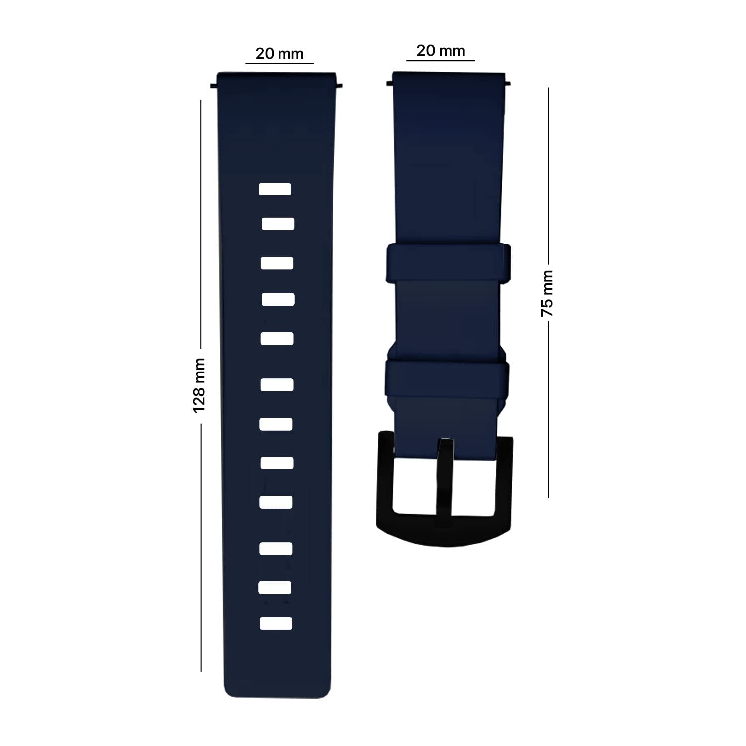 Pikkme Black Hook Strap Compatible with (Dark Blue) – photo 6