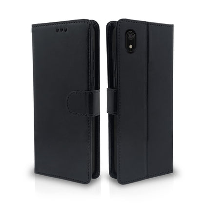 Redmi 7A Black Vintage Flip Cover