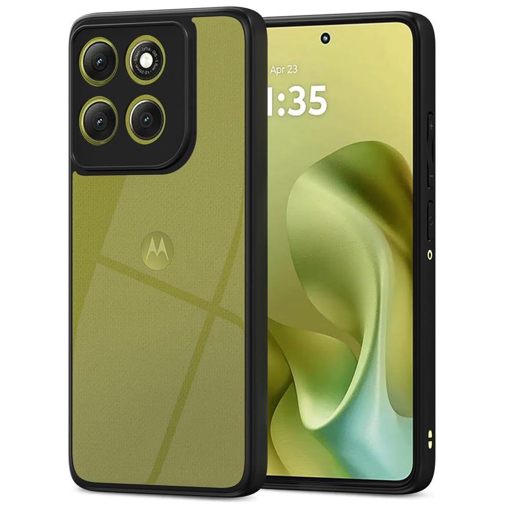 Moto G86 Power 5G phone cover in black by Pikkme
