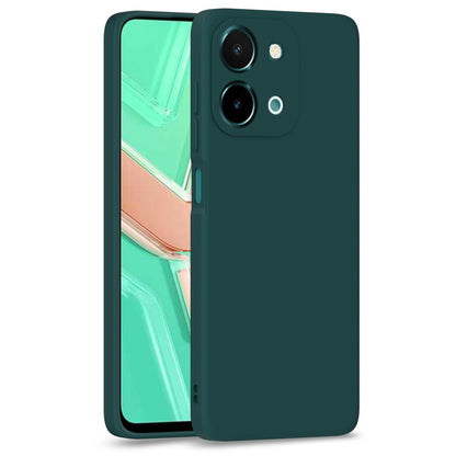 Vivo Y28 4G Matte mobile back cover in green by Pikkme