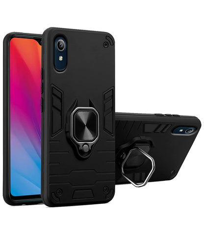 Vivo Y91i D5 Tough Armor phone cover in black by Pikkme
