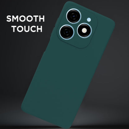Pikkme TECNO Spark Go 2024 Liquid Silicone Back Cover (Green)