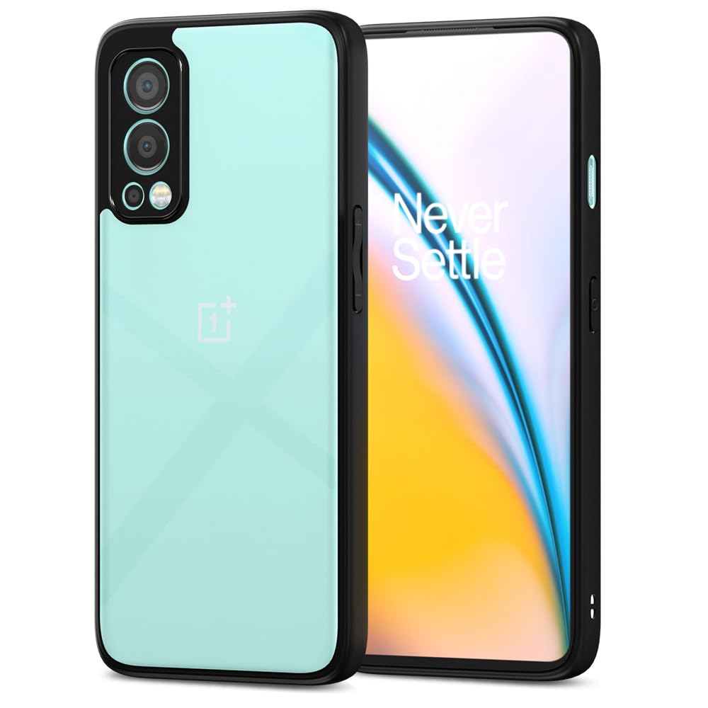 Black Hybrid back cover for OnePlus Nord 2 5G – Pikkme