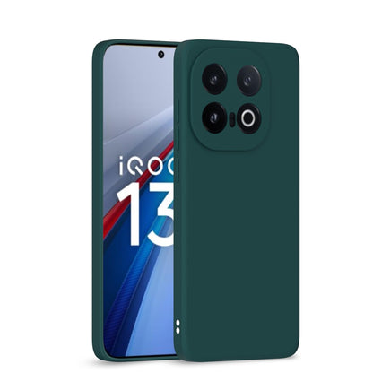 Pikkme iQOO 13 5G Matte green mobile cover