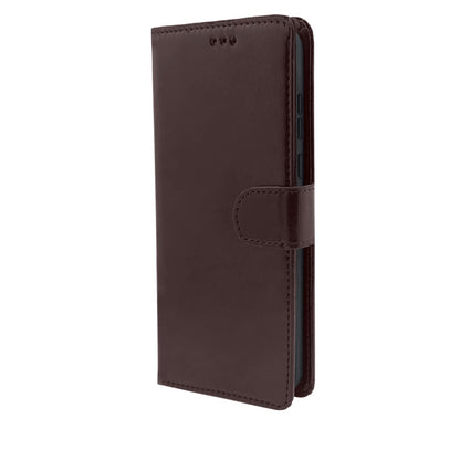 Pikkme Poco C3 Vintage Flip Cover (Coffee)