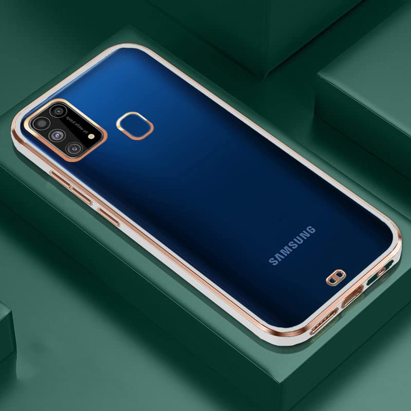 Samsung M31/M31 Prime/F41 Chrome phone cover in white by Pikkme – photo 4