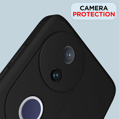 Pikkme black Matte phone cover for Vivo T4R/V50e/V50 5G – photo 5