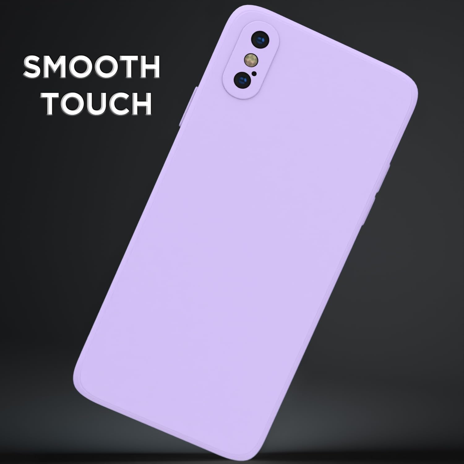 Purple Liquid Silicone mobile cover for iPhone X/XS – Pikkme – photo 2