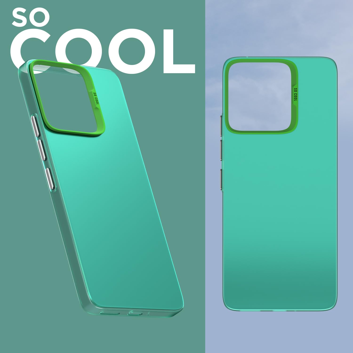 Pikkme iQOO Z9 5G So Cool Matte Finish Back Cover (Green)