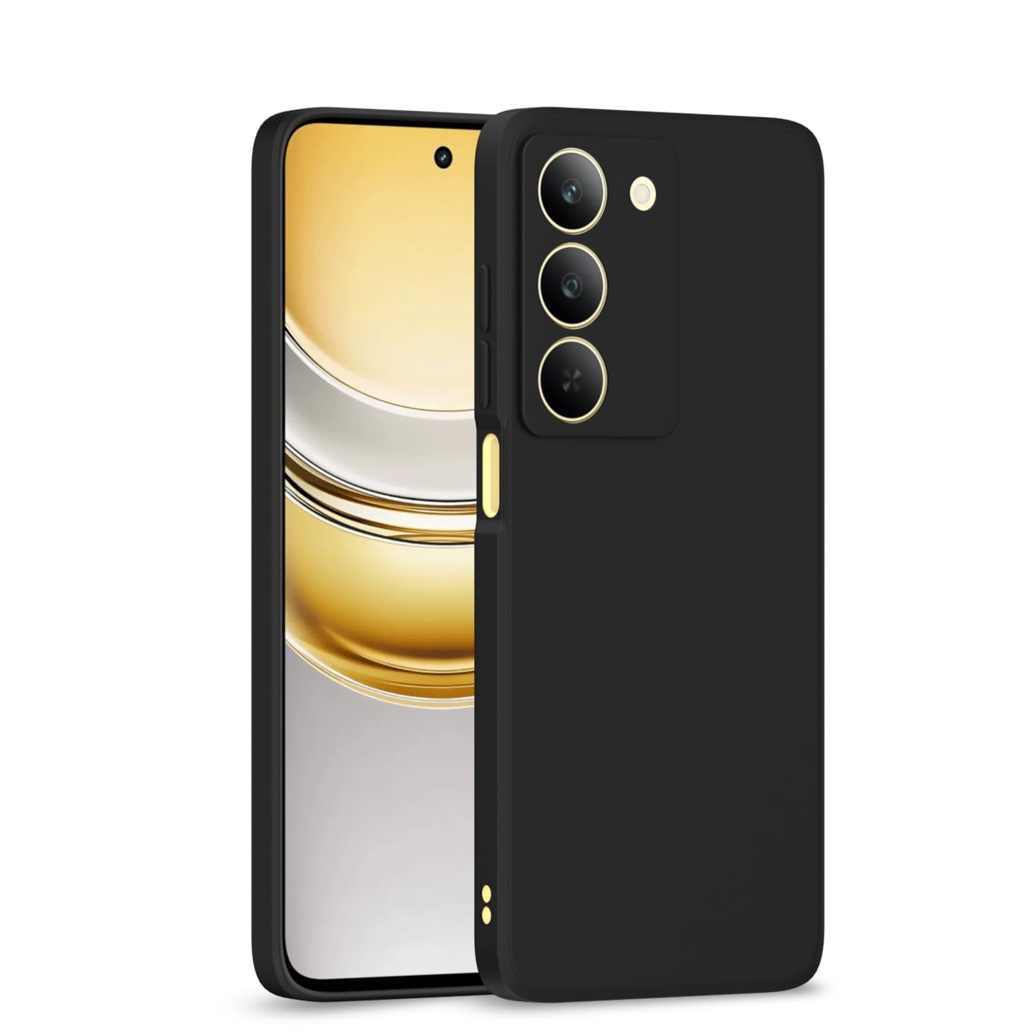 Realme Narzo 80x/P3x/14X 5G Matte back cover in black by Pikkme