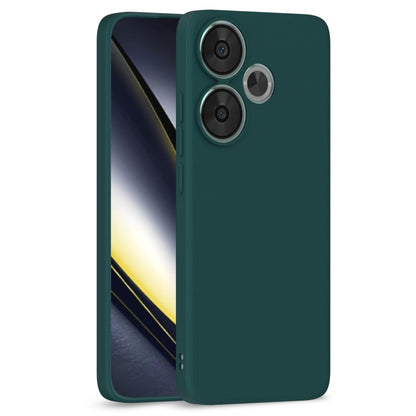 Green Matte mobile cover for Poco F6 5G – Pikkme