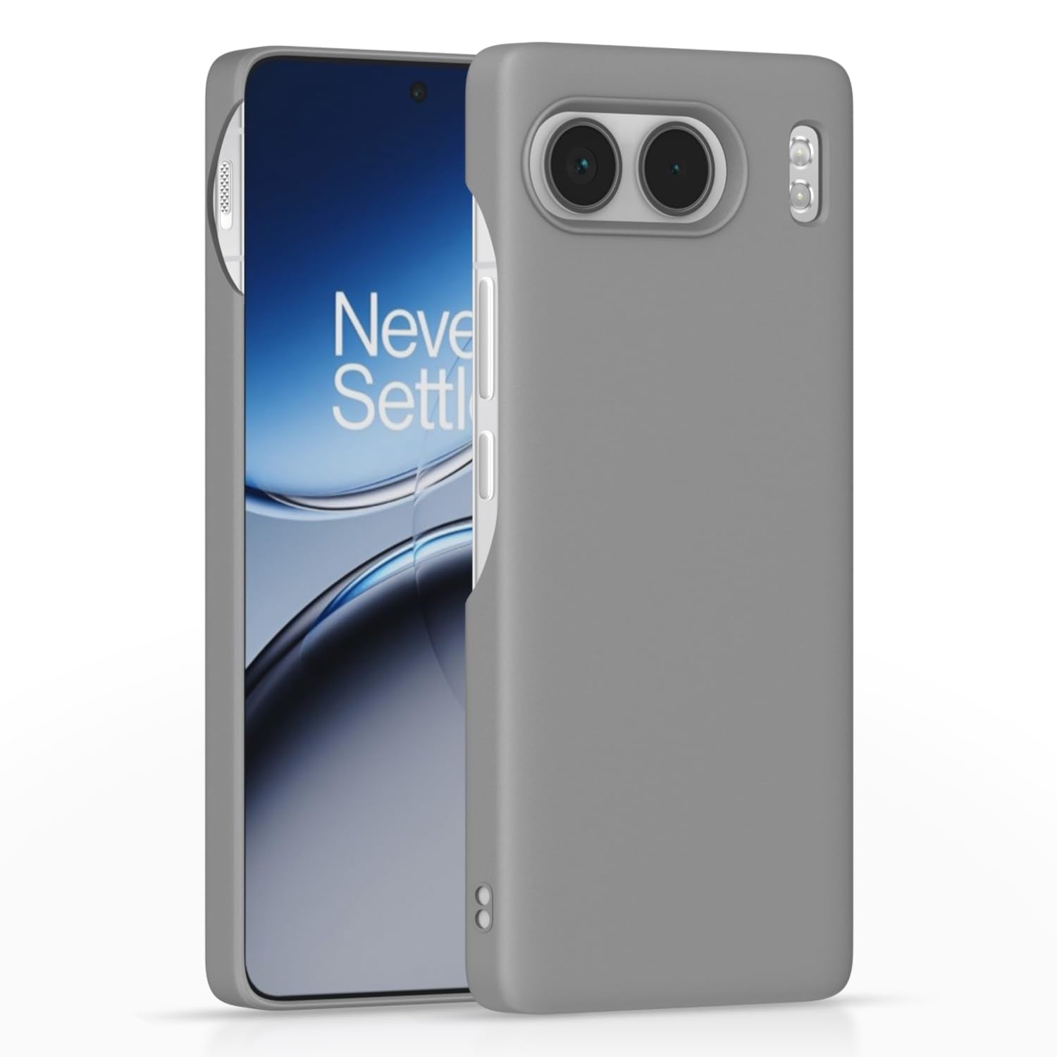 OnePlus Nord 4 5G SideCut Soft Matte Silicone Back Cover -Grey