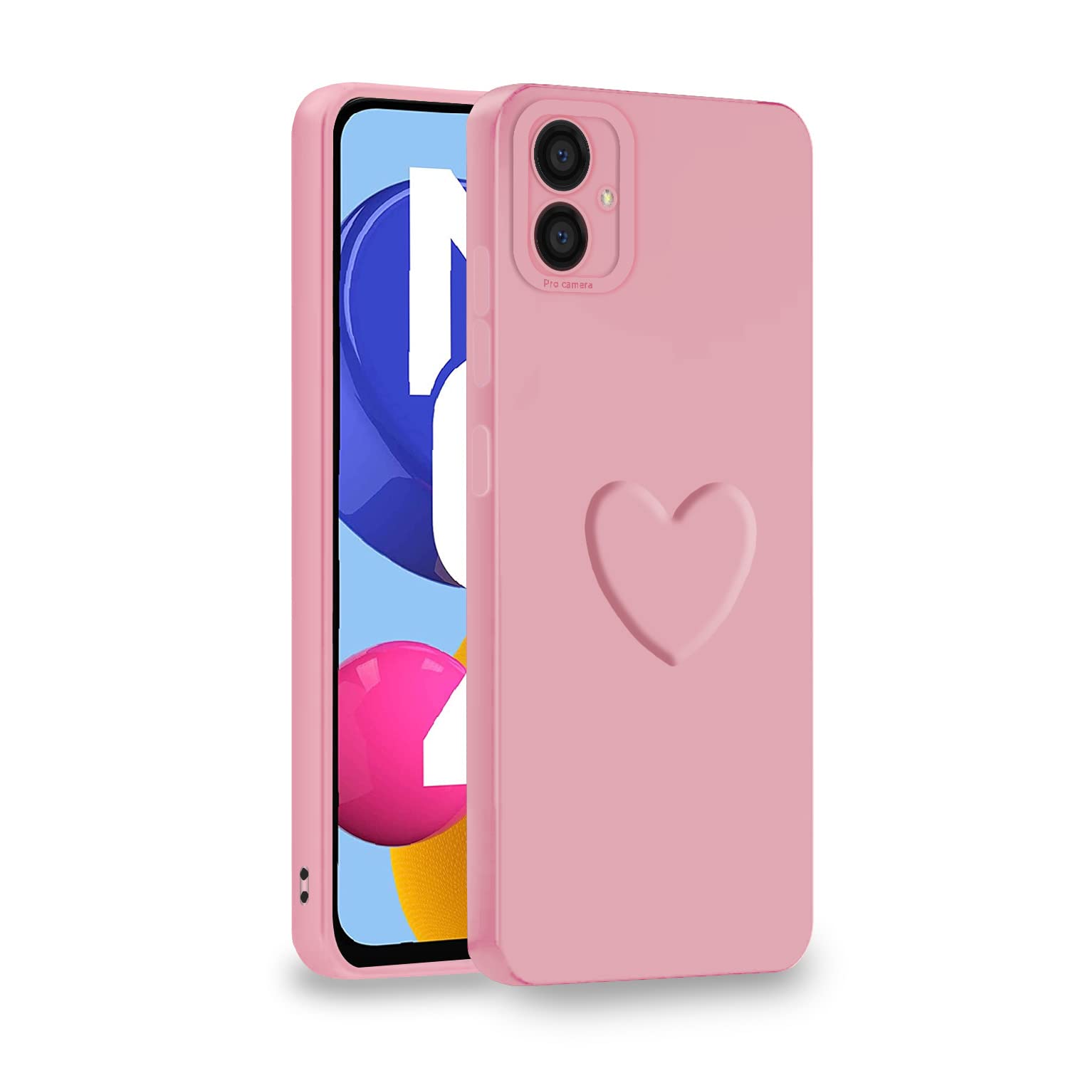 Pikkme pink Chain mobile back cover for Samsung M04/F04/A04e