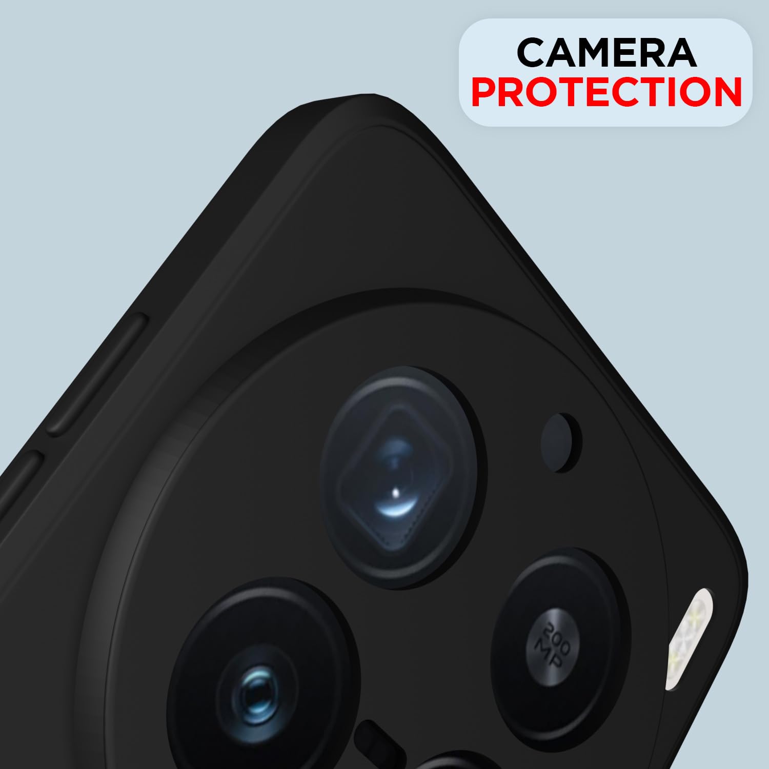 Vivo X200 Pro 5G Matte phone cover in black by Pikkme – photo 5