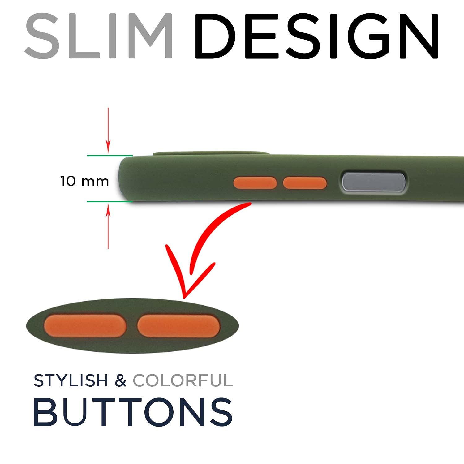 Green Matte mobile cover for Redmi Note 10 Lite/Note 9 Pro/Note 9 Pro Max – Pikkme – photo 5