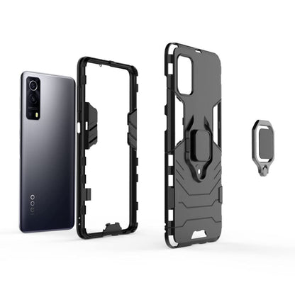 Pikkme iQOO Z3 5G D5 Tough Armor black mobile cover – photo 2