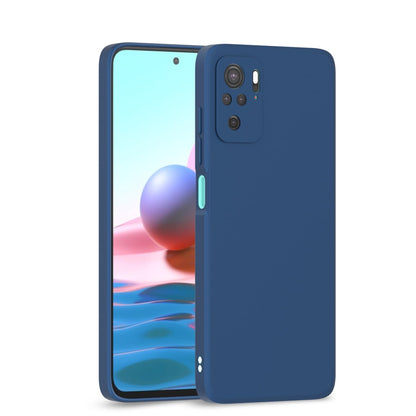 Pikkme  Redmi Note 10 / Redmi Note 10S  Liquid Silicone Back Cover - Blue