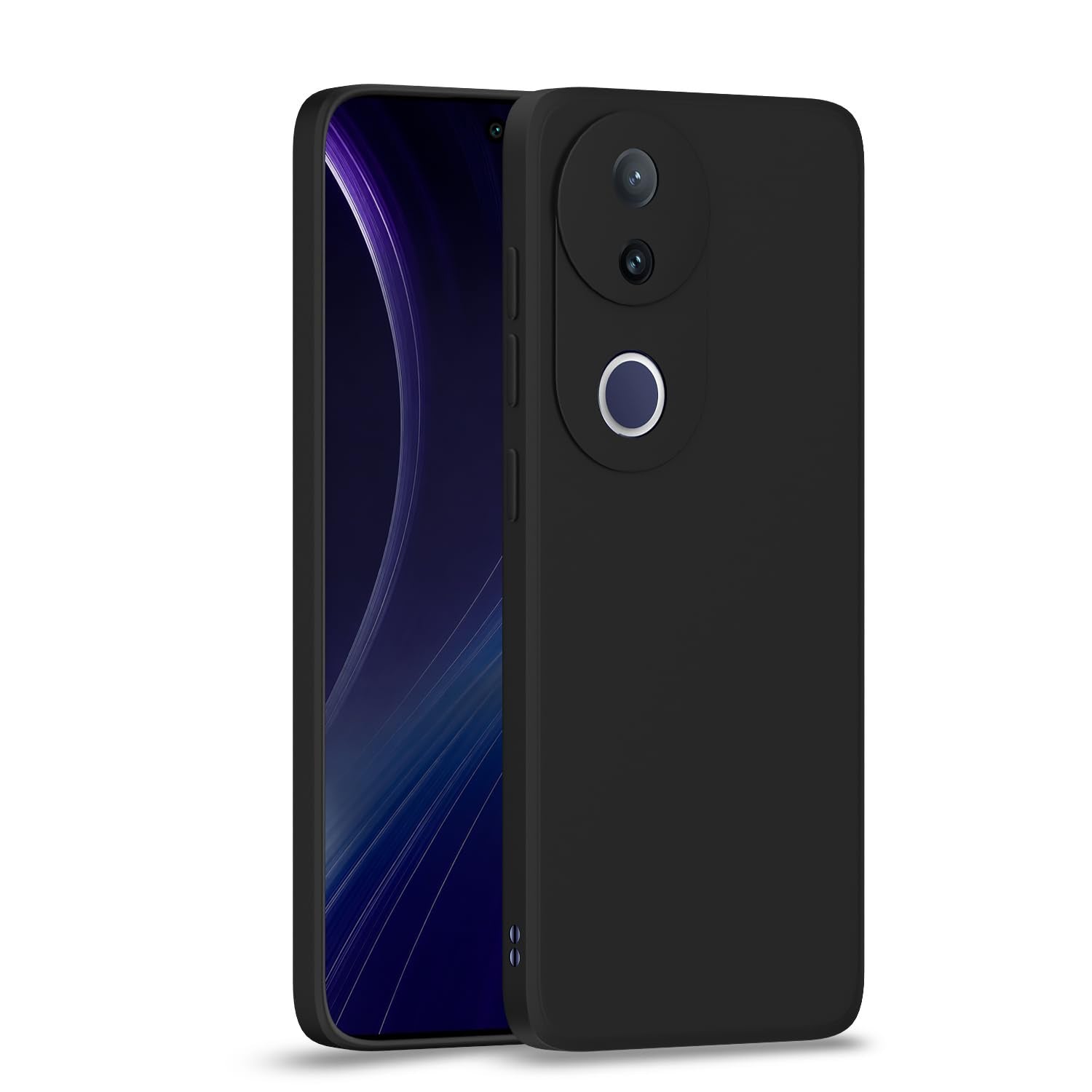Pikkme black Matte mobile cover for Vivo T4R/V50e/V50 5G