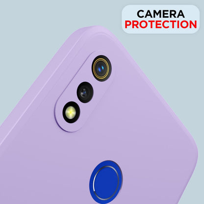 Pikkme purple Liquid Silicone mobile cover for Realme 3 – photo 5