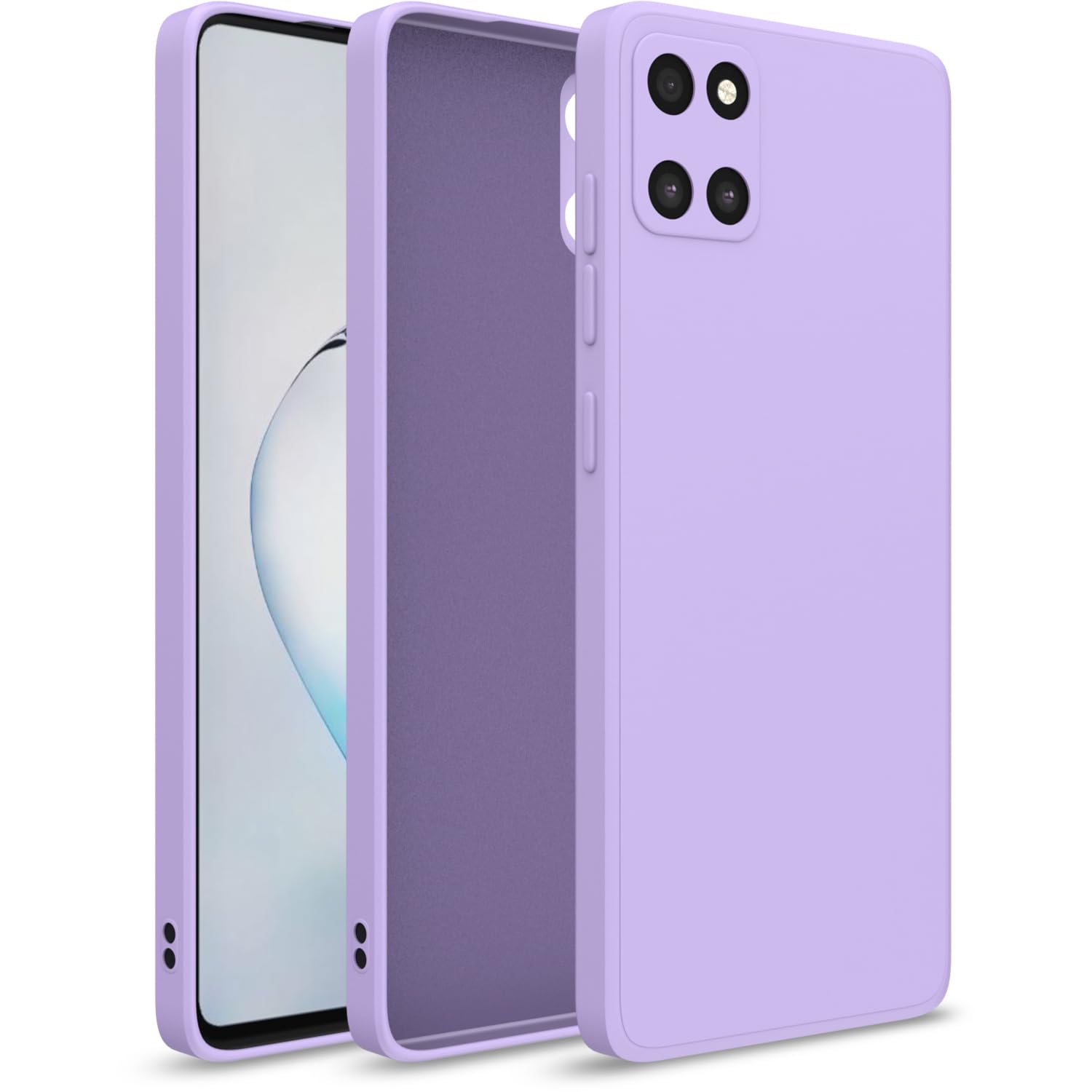 Pikkme purple mobile back cover for Samsung Note 10 Lite