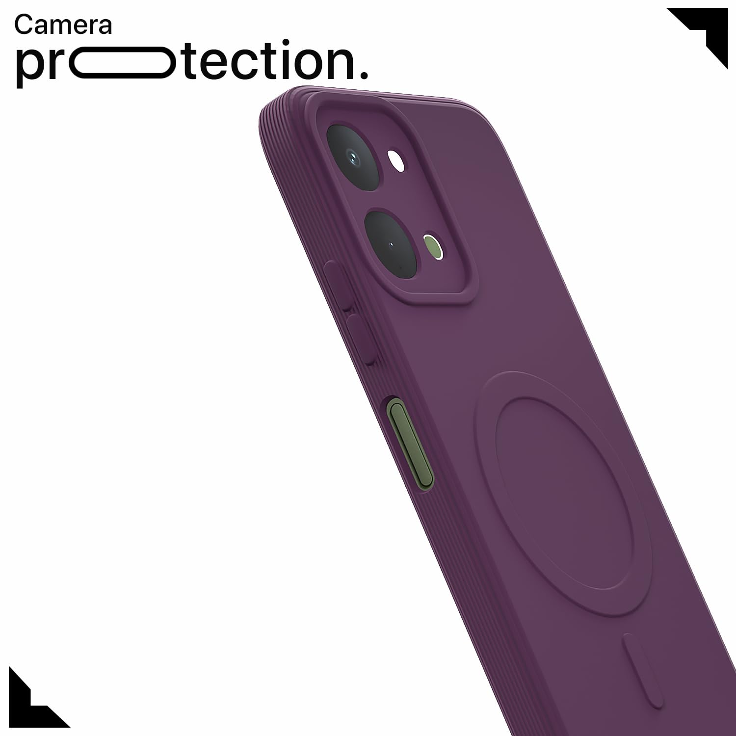 Pikkme purple MagSafe mobile back cover for Vivo T5x/Y51 Pro/iQOO Z11x 5G – photo 5