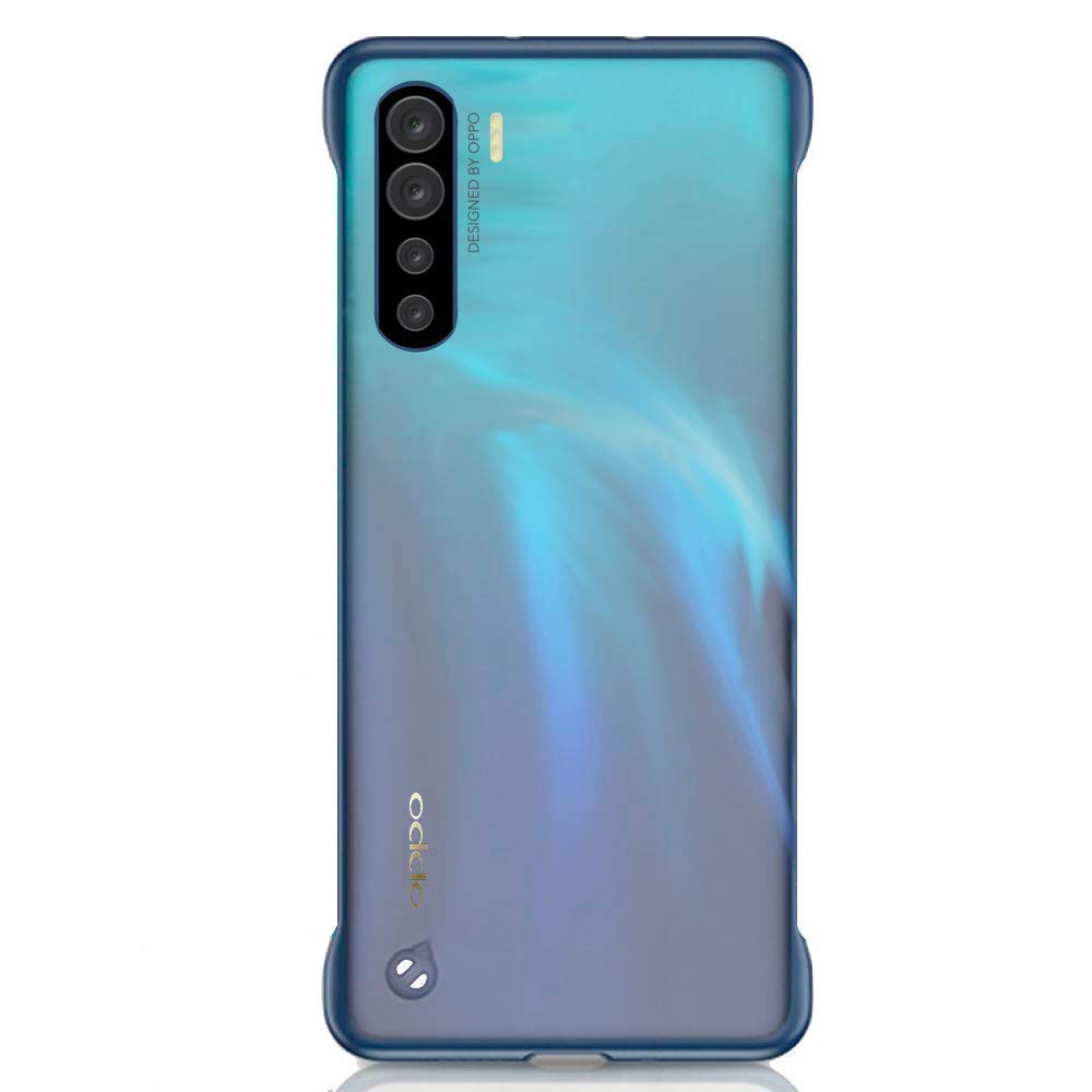 Pikkme Oppo A91 Frameless blue mobile back cover