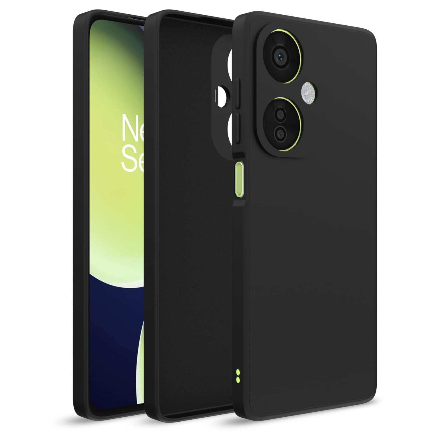 Pikkme OnePlus Nord CE 3 Lite 5G Matte black mobile back cover