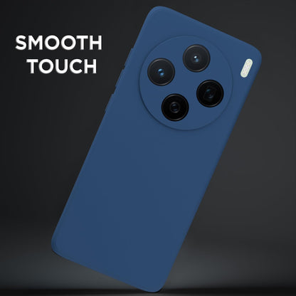 Pikkme Vivo X200 5G Liquid Silicone Back Cover (Blue)