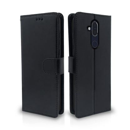 Pikkme Nokia 8.1 black mobile flip cover