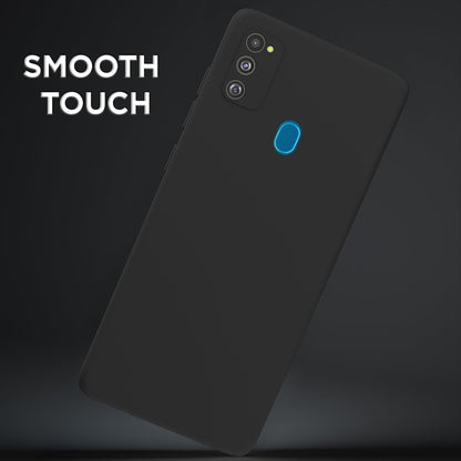 Pikkme Samsung M30s/M21/M21 2021 Matte black back cover – photo 2