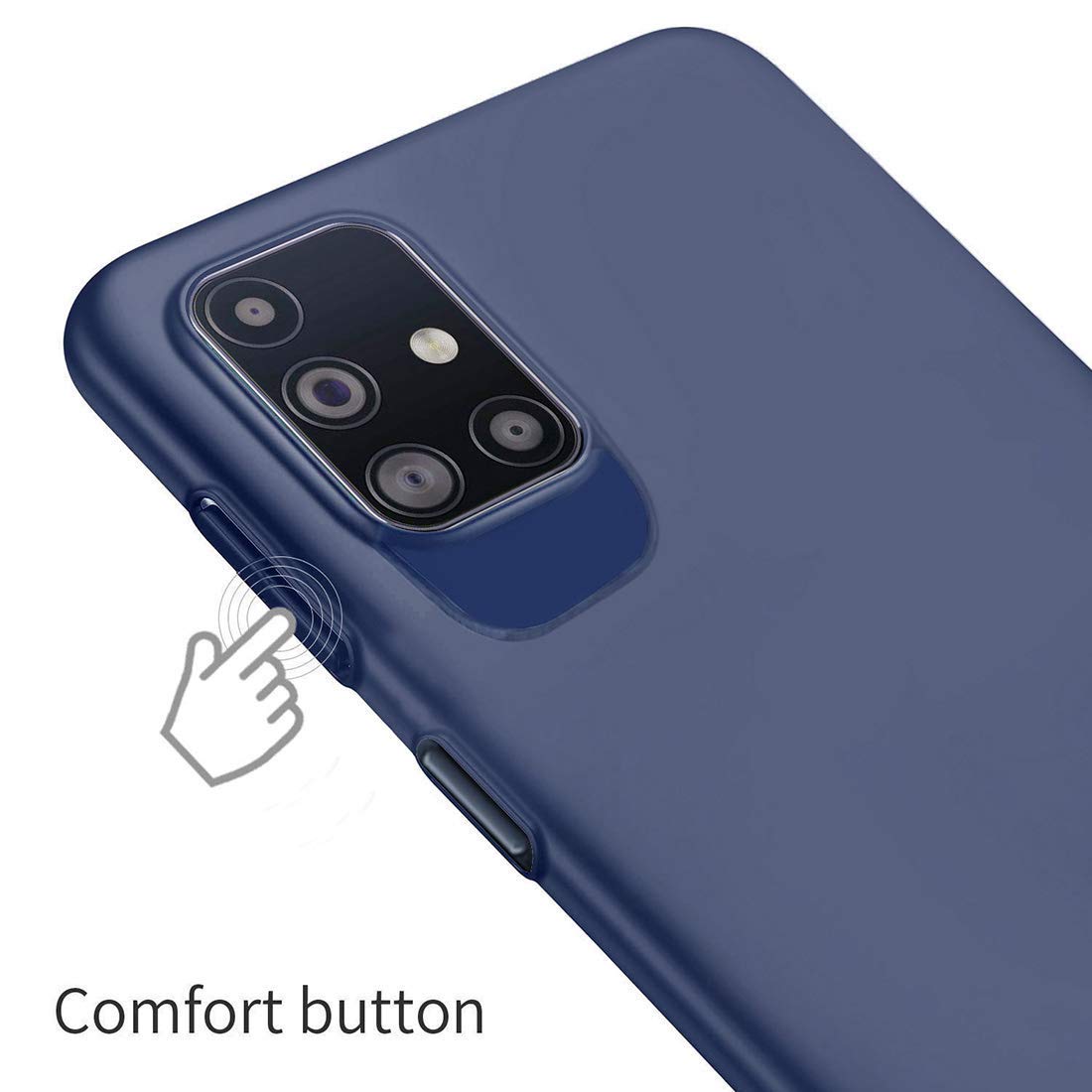 Pikkme blue Matte mobile back cover for Samsung M31S – photo 5