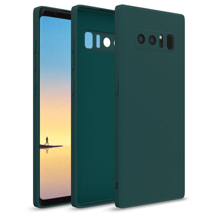 Pikkme Samsung Note 8 Liquid Silicone green mobile cover