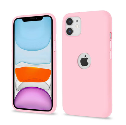Pikkme iPhone 11 Soft Silicone pink back cover