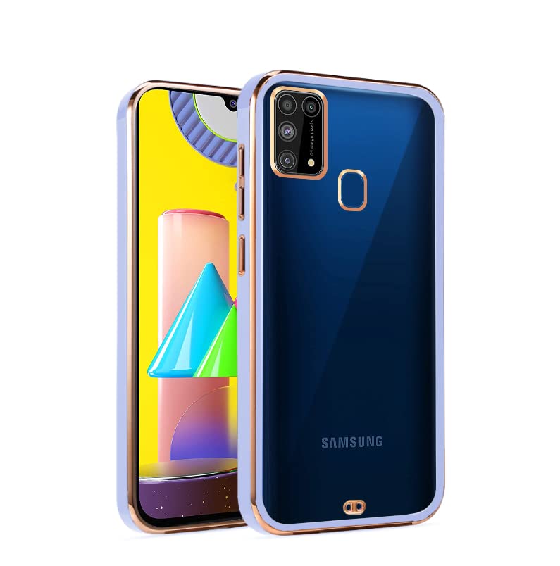 Pikkme purple Chrome back cover for Samsung M31/M31 Prime/F41