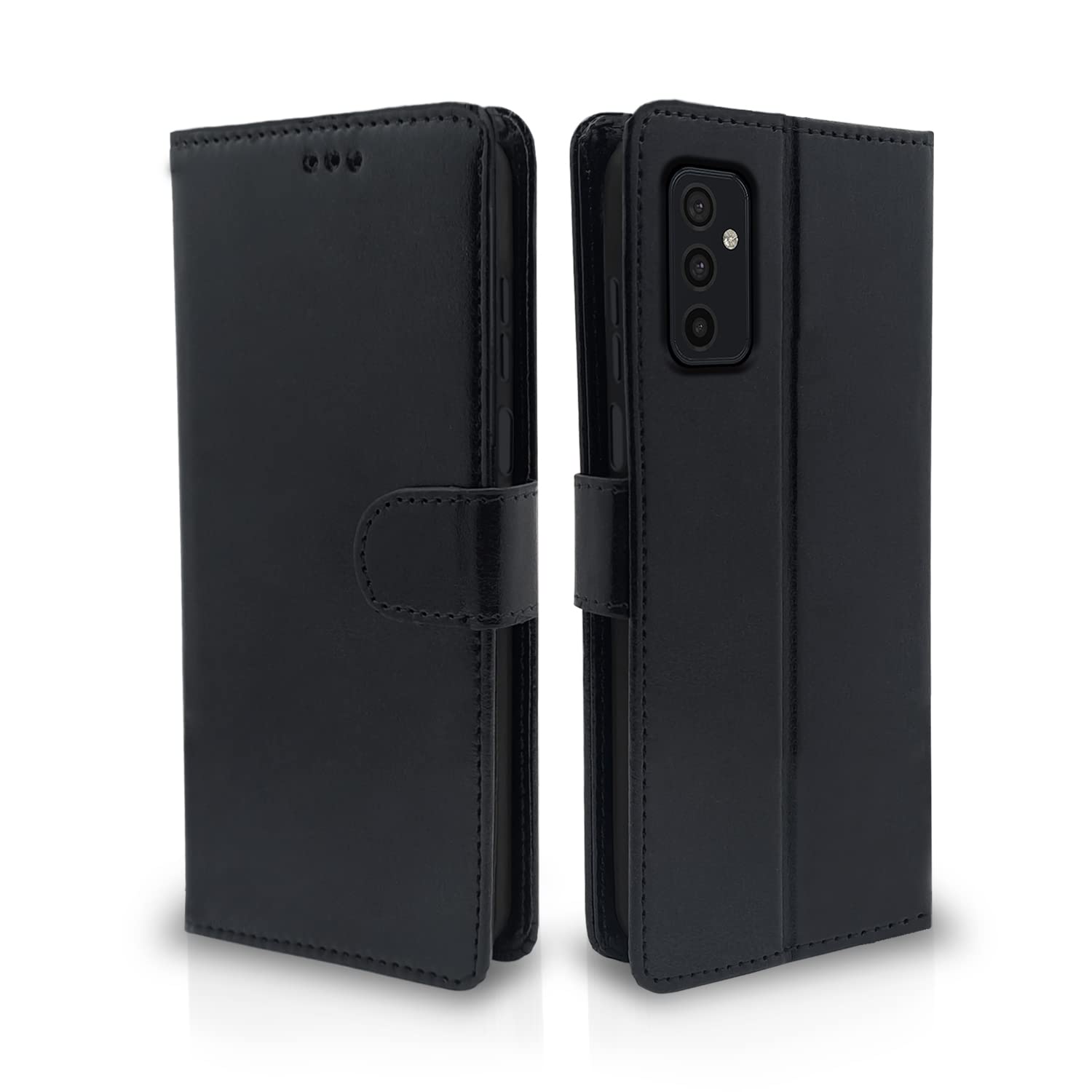 Pikkme black Wallet flip case for Samsung M52