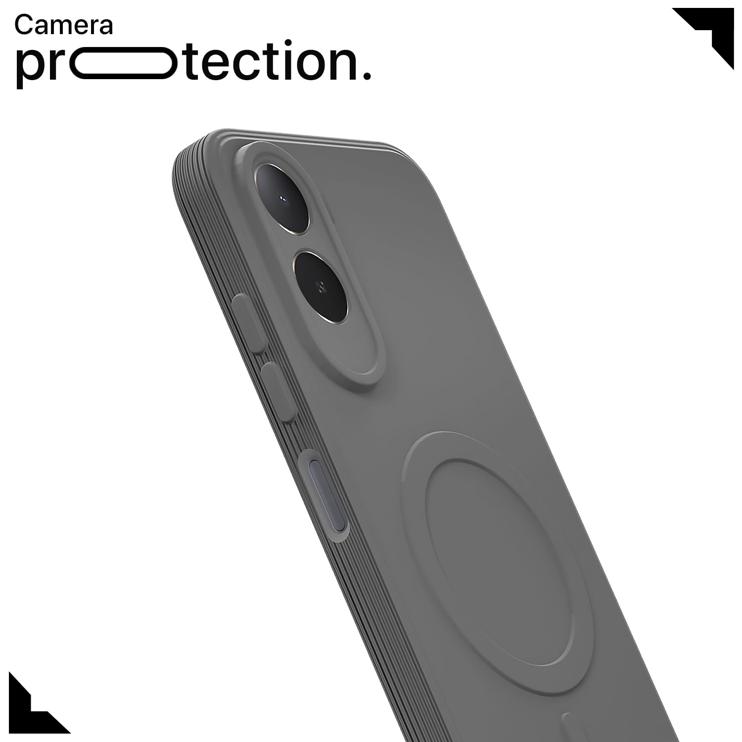 Redmi A7 Pro/Poco C85x 5G MagSafe mobile cover in grey by Pikkme – photo 5