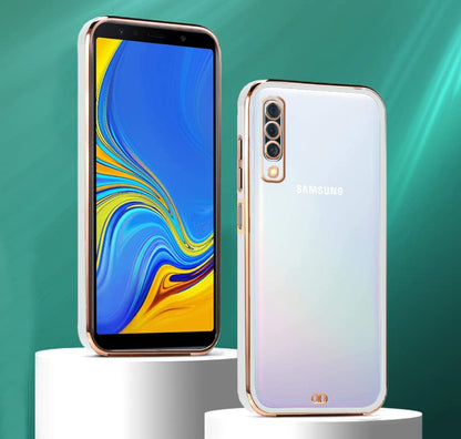 Samsung A7 2018 Chrome back cover in white by Pikkme – photo 5