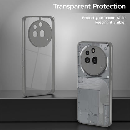 Pikkme Nothing Phone 3a Pro 5G Eagle 2 Shockproof Sleek Hybrid Armor Back Cover (Grey)