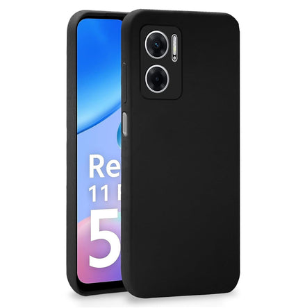 Pikkme Redmi 11 Prime 5G Liquid Silicone black mobile cover
