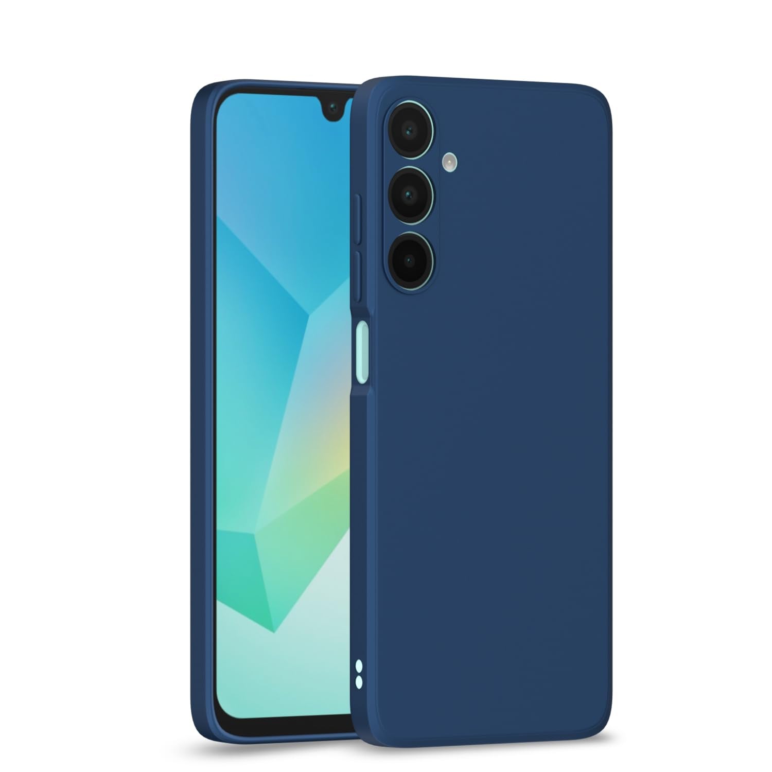 Pikkme blue Matte phone cover for Samsung A16 5G