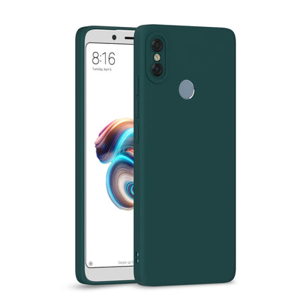  Redmi Note 5 Pro Liquid Silicone Back Cover-Green