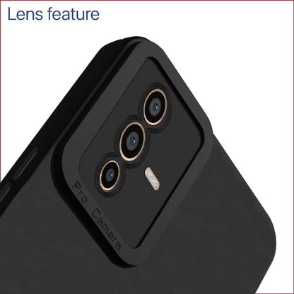 Vivo V23 Pro 5G back cover in black by Pikkme – photo 5